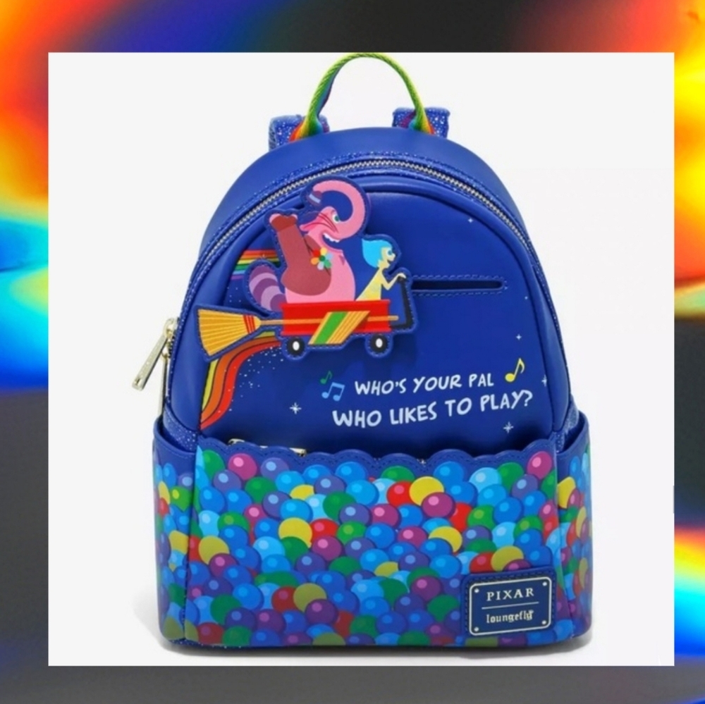 💙💛💗NWT Loungefly Disney Pixar Inside Out BingBong and Joy Rocket💙💛💗